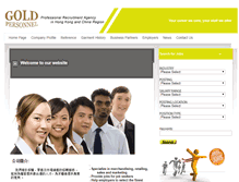 Tablet Screenshot of goldpersonnel.com.hk